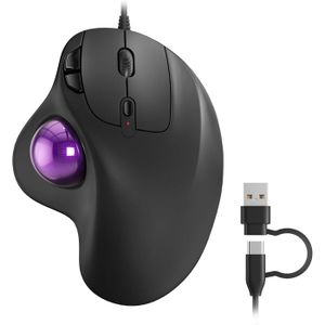 Prix 2025 | Souris Trackball sans fil, souris ergonomique rechargeable