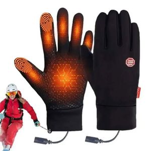 Dsane Gants D'hiver En Cuir Pour Femmes écran Tactile Texto Conduite Chaude En Cuir D'agneau., Orange, S