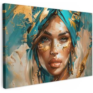Impression sur Verre 80x120cm Tableaux Image Photo Portrait Contour