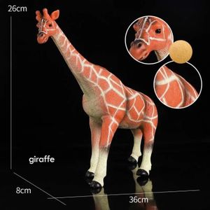 FIGURINE - PERSONNAGE Grande girafe - Grand modèle de jouet de figurine 