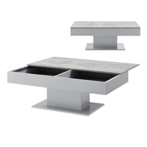 TABLE BASSE Table basse de salon - Marque - Modèle - 2 espaces