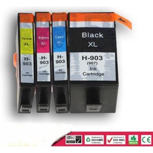 ✓ Pack 8 cartouches compatibles HP 903XL couleur pack en stock -  123CONSOMMABLES