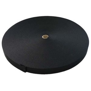 R/ésistance 2 tonnes Sangle polyester au m/ètre pour petit arrimage et manutention l/ég/ère Vendu en rouleau largeur 25 mm 25 m, Bleu