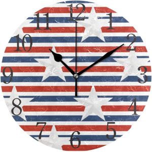 Horloge Murale avec Voiture Us Motif Composant Pièce 2 Modèles Différents USA