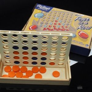 JEU SOCIÉTÉ - PLATEAU Jeu en Bois Puissance 4 - Cadeau Maestro