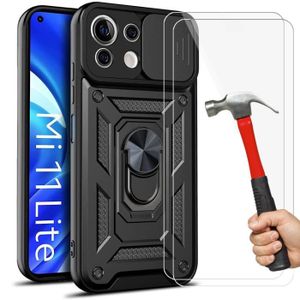 Coque pour Xiaomi Mi 11 Lite 5G NE Argenté Protection Intégrale Anti