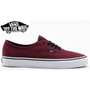 vans authentic homme bordeaux