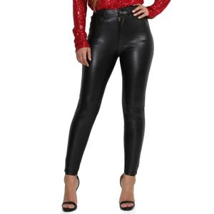 Pantalon simili cuir femme Cdiscount