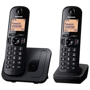 Téléphone fixe Téléphone sans fil Panasonic KX-TGC212 avec haut-p