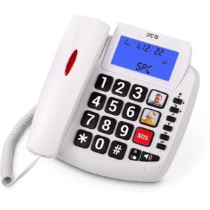 Téléphone fixe SPC Comfort Volume 2 – Téléphone fixe Senior XXL t