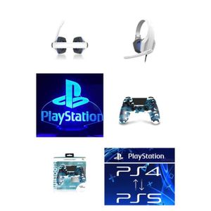 Set d'accessoires 7 en 1 Undead pr manette Dualshock 4 PS4/Slim/Pro