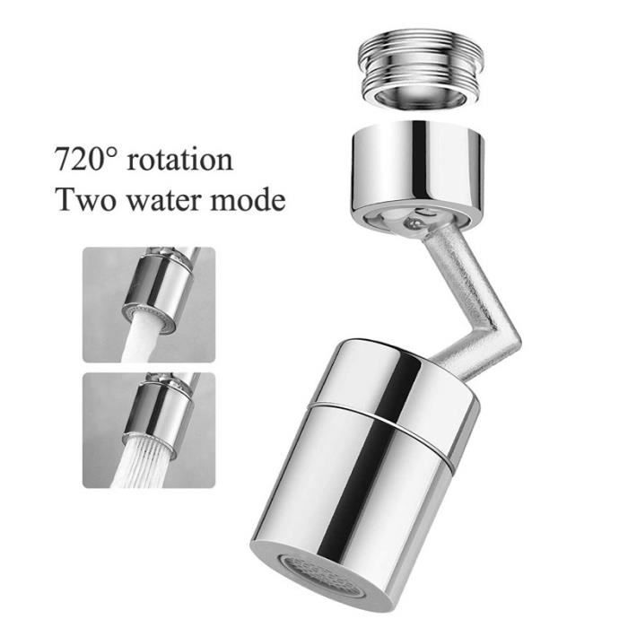 Tête de robinet avec croisillon hauteur 16 à 32 mm 15 x 21 Chrome