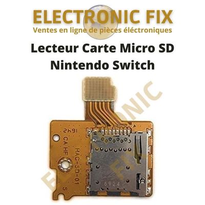 Remplacement du lecteur de fente pour carte Micro SD TF Switch