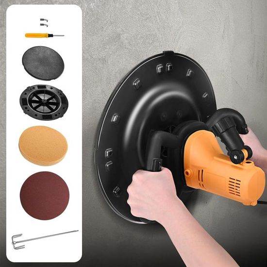 Brosseuse électrique 1580W - 100-3000 Tr/min Réglable - Pour Polissage, Ponçage, Dérouillage - Avec Roue - 3