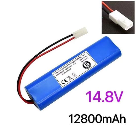 Batterie 14,4V 4000mAh Pour Aspirateur Robot 360 S6 - Rechange Lithium-ion - Protection Surcharge, Sans Effet Mémoire