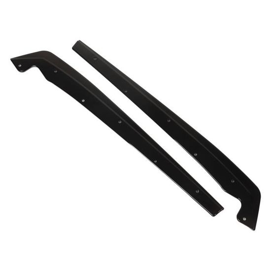 Lot De 2 Becquets Pare-chocs Arrière - ABS Noir Brillant, Universel | Spoiler Diffuseur Pour Voiture