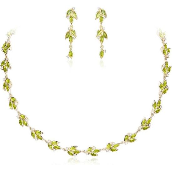 Parure De Bijoux Femme Tournesol Tournant - Collier, Boucles D'oreilles, Bague En Alliage Plaqué Or