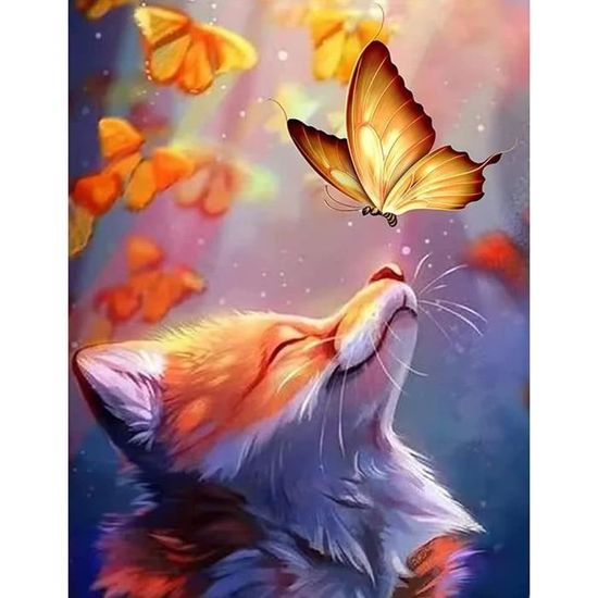 Diamond Painting Kit Cheval 30x30cm - Peinture Diamant Adulte DIY, Broderie Diamant Pour Décoration Murale