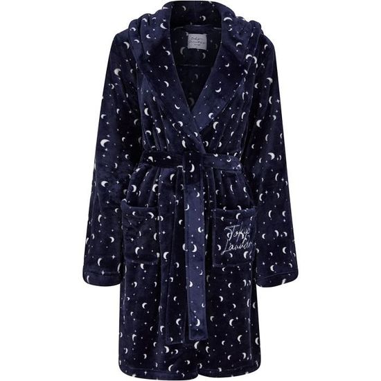 Robe De Chambre Enfant à Capuche - Motif Renard 3D En Polaire Douce - Taille 1 à 7 Ans - Cadeau Noël, Anniversaire, Peignoir Après Le Bain