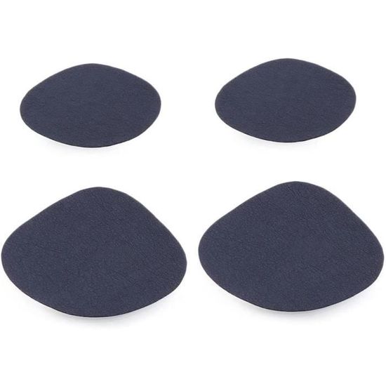 Holibanna 4 Pièces Remplacement Talons Hauts - Plaques Caoutchouc Anti-Slip Pour Chaussures Et Bottes