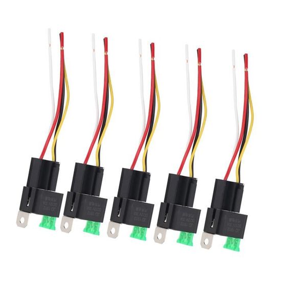Relais Automobile 898H-1AH-S-R1 4 Broches 12VDC/50A - Pièce Remplacement Voiture - HFV28 - 3