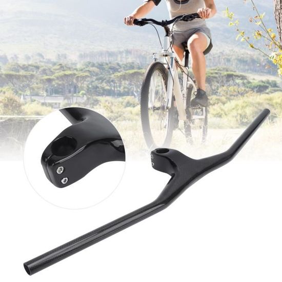 Poignées de guidon en fibre de carbone 3K pour VTT TEMPSA - Noir