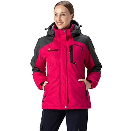 VESTE Veste Femme,Veste de Ski Femme Hiver éPais Chaud, 