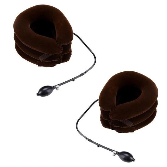 Dispositif De Traction Cervicale - Ceinture D'étirement Du Cou - Neuf - Tissu Maille