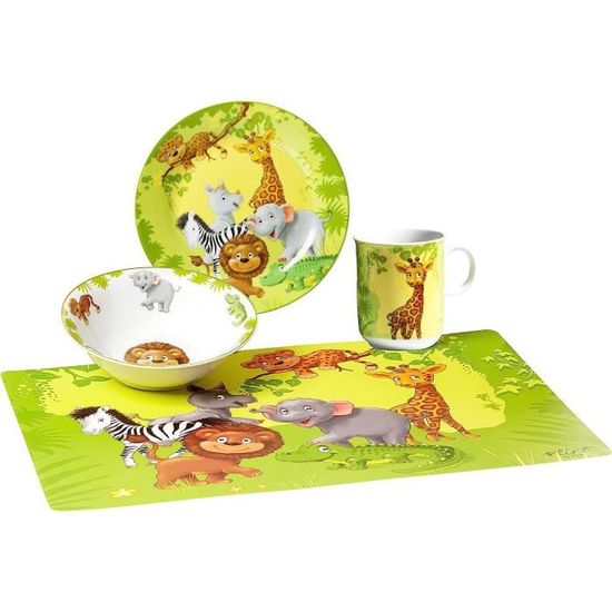 Ritzenhoff & Breker Lot De 6 Verres Enfants Animaux De La Cour – 205 Ml, Motifs Animaux Rigolos, Lave-Vaisselle