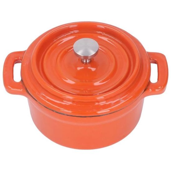 Casserole ronde en fonte émaillée – Bleu Myrtille