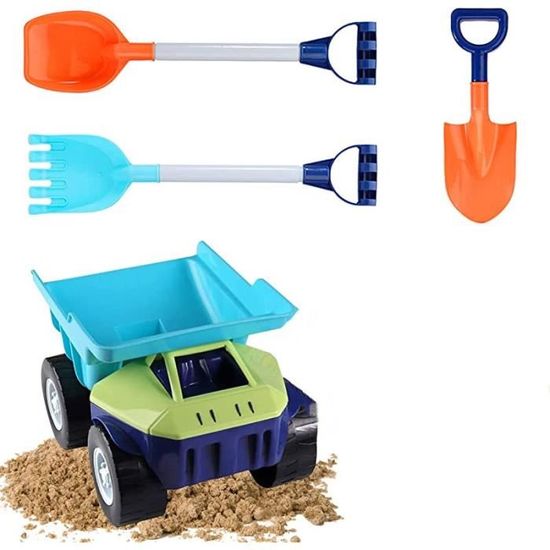 Simba 107101141 – Seau Et Rateau De Plage – Ensemble Pelle Et Râteau – Multicolore – Taille Moyenne