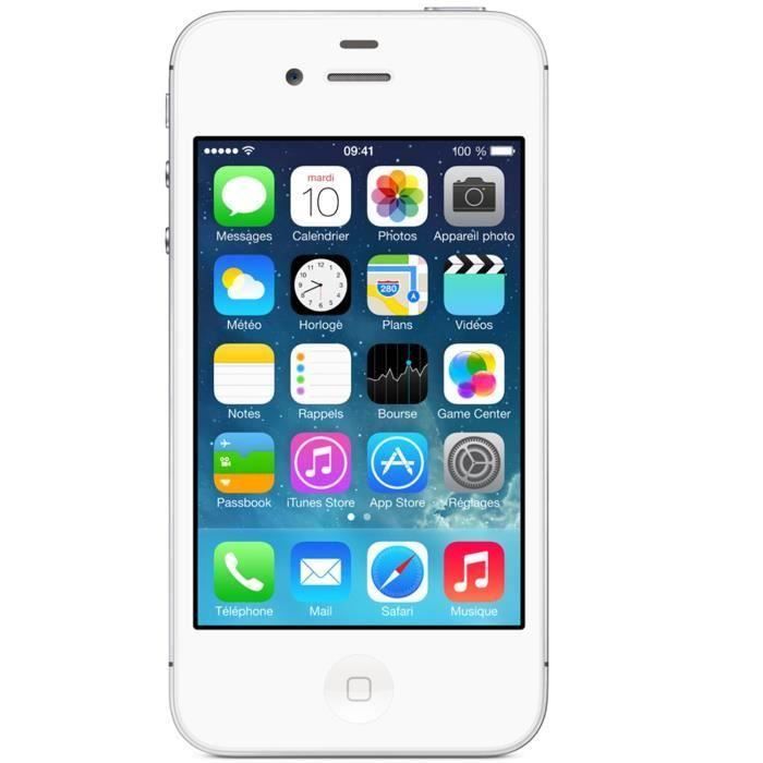 IPHONE 4 S 16 GO blanc