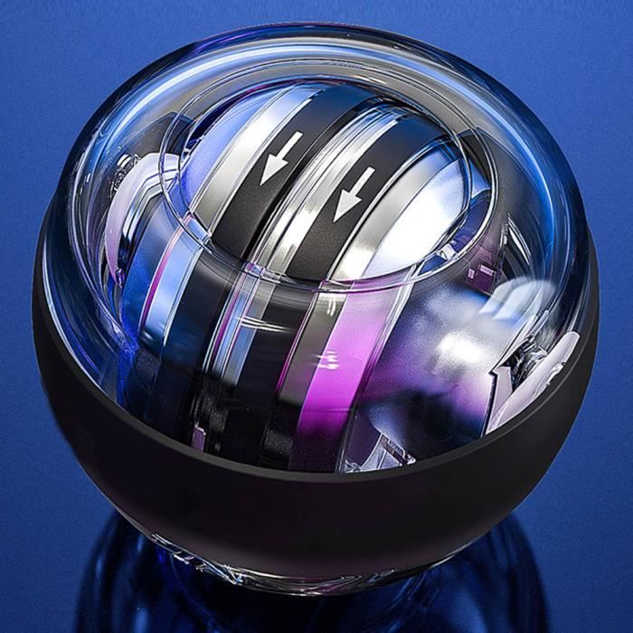 LED Gyroscope Power ball autostart range Gyroscope Power carpal Belt To arm muscle trainer Fitness Equipment