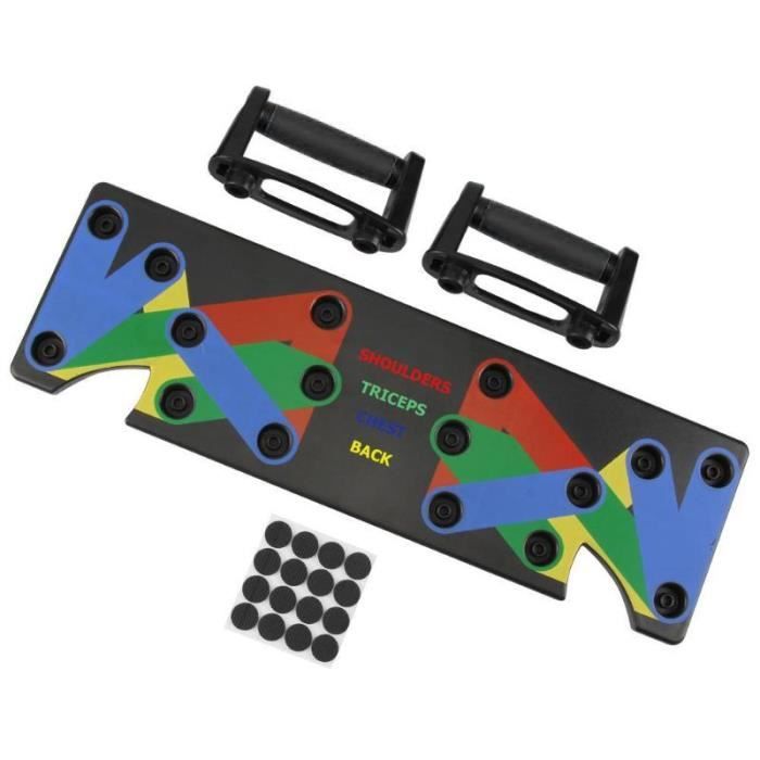 Push Up Rack Board System Comprehensive Fitness Exercise Workout Pushup Stands Complete Training Gym Exercise Men