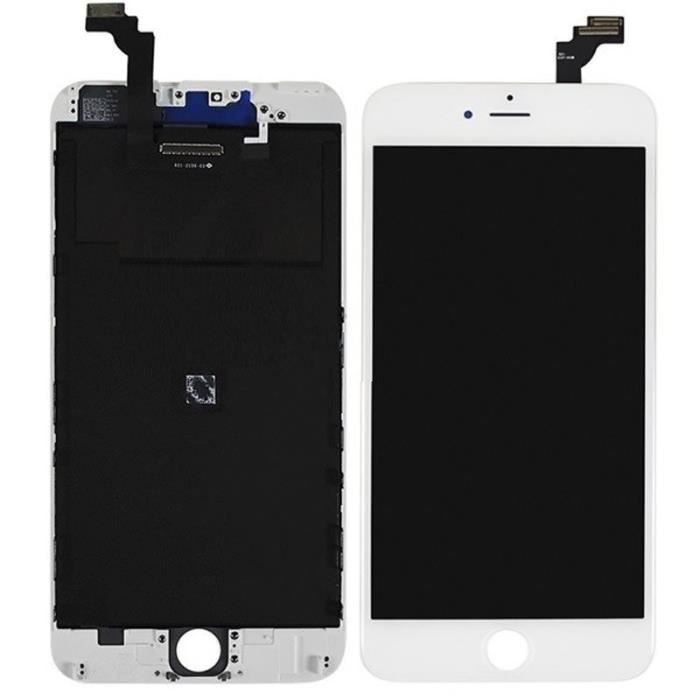 LCD-PHONE - Ecran LCD + Vitre Tactile Sur Chassis - iPhone 6 Plus Blanc - LCD RETINA ORIGINAL