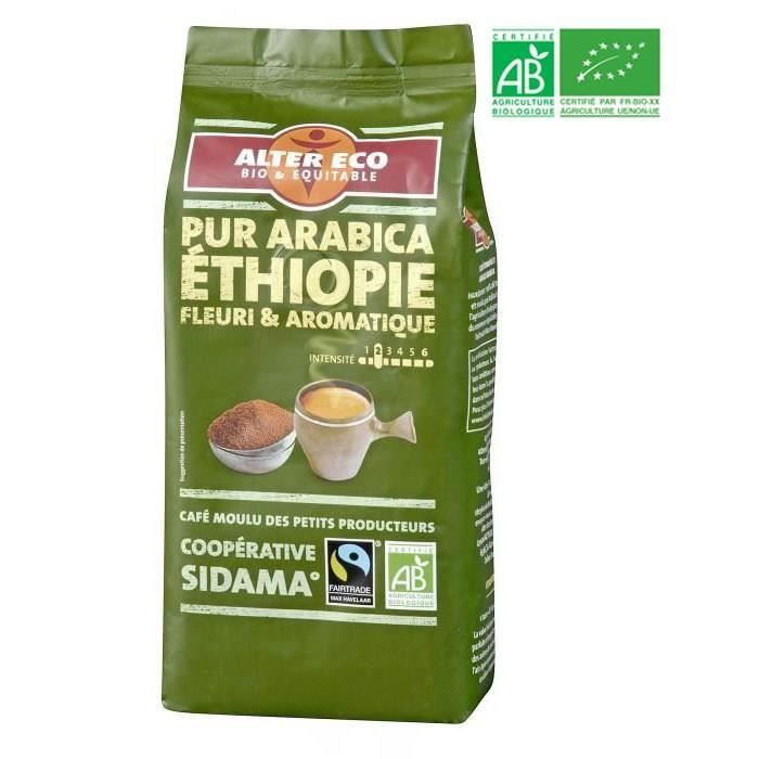 ALTER ECO Café Ethiopie 100% Arabica Bio 260g