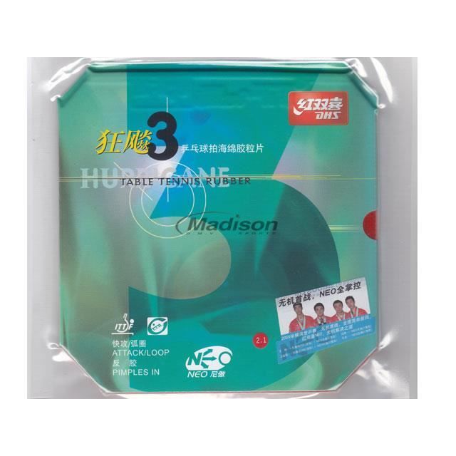 Revêtement DHS NEO Hurricane III Tension 2,1mm rojo