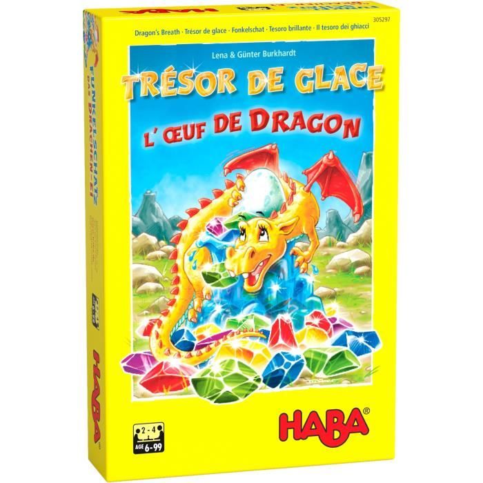 HABA - Trésor de Glace : l’œuf de Dragon - Jeu d'adresse - à patir de 6 ans, 305298