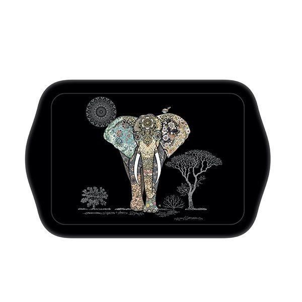 PLATEAU DE SERVICE MOYEN MODELE DECOR JEWELS ELEPHANT - KIUB