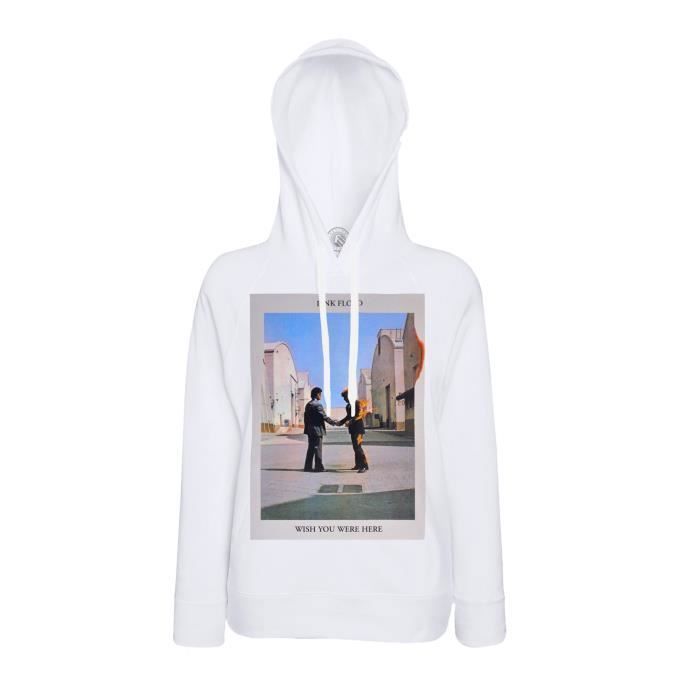 Sweat à Capuche Pink Floyd Wish You Were Here Album Cover Rock 70's
