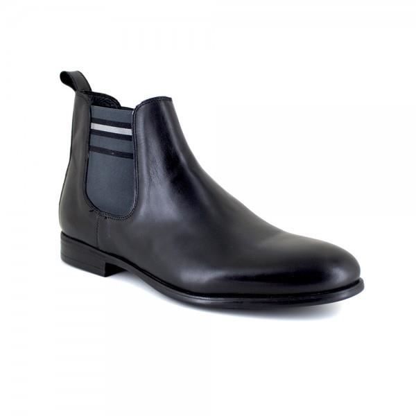 Bottine J.Bradford Cuir Noir JB-PALM - Couleur - Noir