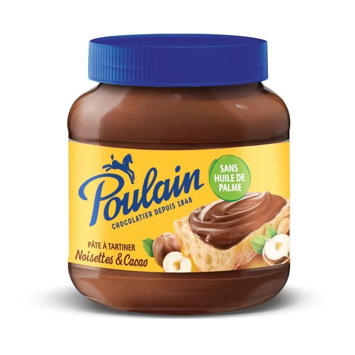 POULAIN Chocolat Pâte à tartiner Cacao Noisettes - 750 g