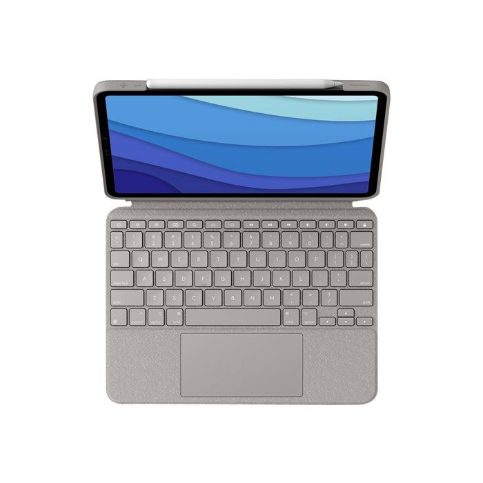 Clavier pour tablette – Logitech – Combo Touch – Rétroéclairé – Smart Connector – QWERTZ Allemand