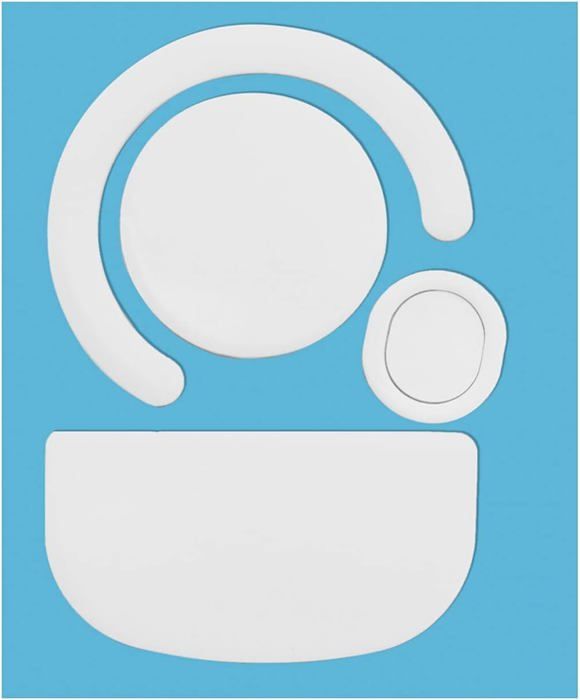 Lot De 2 Sets De Patins De Souris – Épaisseur 0,6 Mm – Compatible Logitech MX Vertical – PTFE Haute Glisse