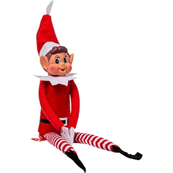 Lutin Farceur De Noël Elf On The Shelf - Peluche Scout Avec Livre (Tradition De Noël)