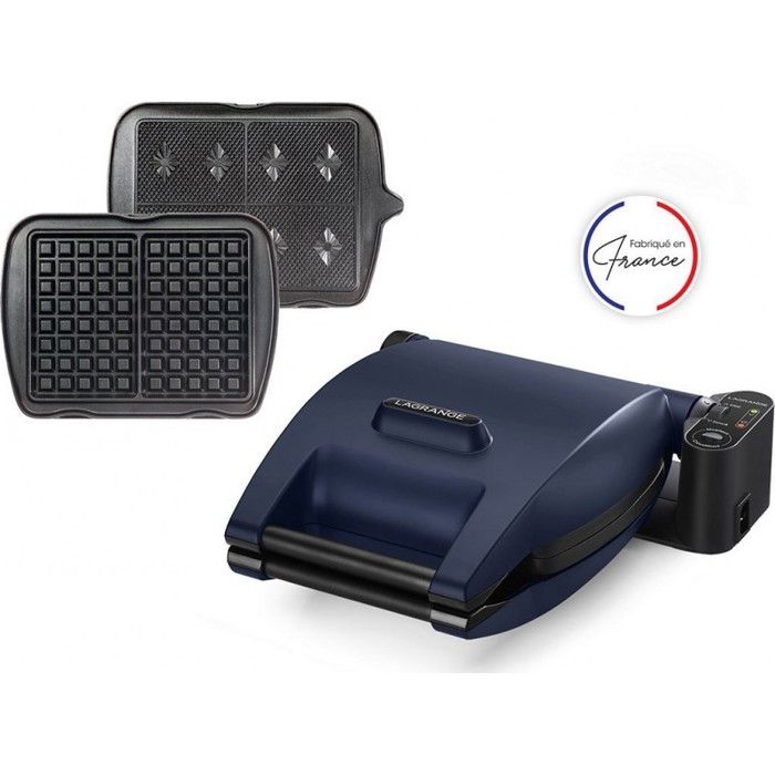 Lagrange Gaufrier gaufrette premium gaufres bleu abysse