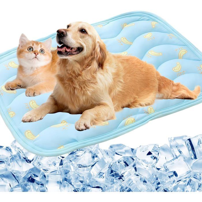 Meilleurs prix pour Tapis rafraîchissant pour chiens : tapis rafraîchissant pour animaux de compagnie chien chat tapis auto-rafraîchissant