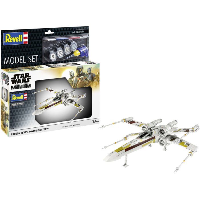 Maquette Avion Revell Star Wars The Mandalorian Carson Teva¿ X Wing Fighter 1:57 218 Mm Revell