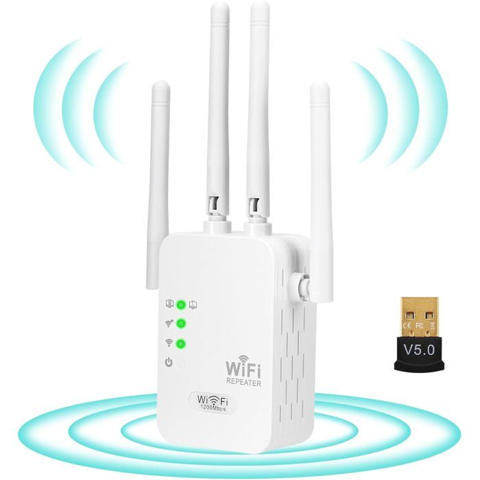 Repetiteur Wifi Puissant Sans Fil Repeteur Amplificateur Répéteur ...