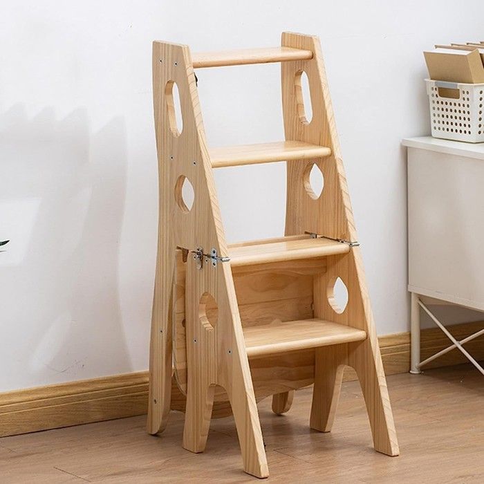 Chaise et escalier 2 en 1 Chair Camel - Jouets en bois montessori pour enfants